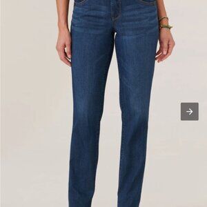 Democracy “Ab”solution® Booty Lift Straight Leg Jeans – Indigo Denim – Size 10